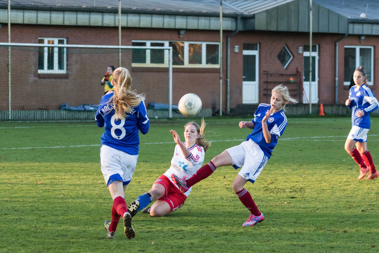 Bild 194 - B-Juniorinnen Hamburger SV - Holstein Kiel : Ergebnis: 0:1